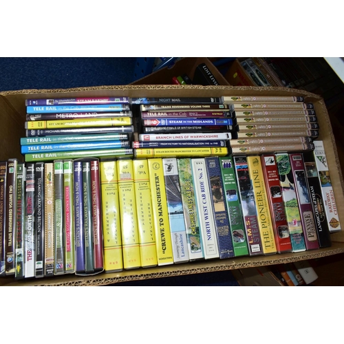 638 - BOOKS, DVD & VHS, a collection of forty five VHS video cassettes and thirty five DVD's relating to t... 