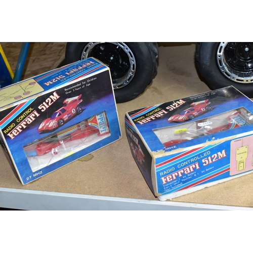 639 - REMOTE CONTROL CARS etc, comprising a boxed Nikko Subaru Impreza RDC-140102, in used condition, comp... 