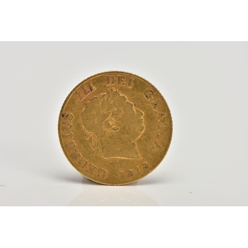 171 - A GOLD HALF SOVEREIGN GEORGE III 1818