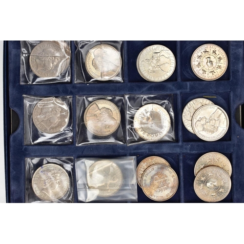 174 - A LARGE BOX OF MIXED COINAGE to include two George IV crown coins 1821 some wear, a 1845 Victoria cr... 