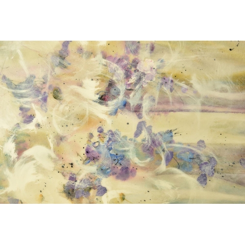 293 - DANIELLE O'CONNOR AKIYAMA (CANADA 1959) 'QUIET REVEAL' Blossoms within a swirl of mist, signed botto... 