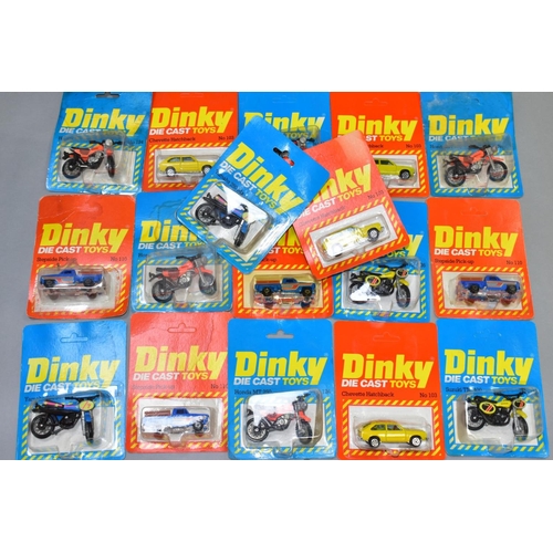 534 - A QUANTITY OF BOXED AIRFIX DINKY TOYS, assorted cars and motorbikes from the Hong Kong made range fr... 