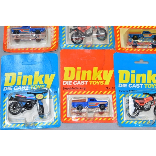 534 - A QUANTITY OF BOXED AIRFIX DINKY TOYS, assorted cars and motorbikes from the Hong Kong made range fr... 