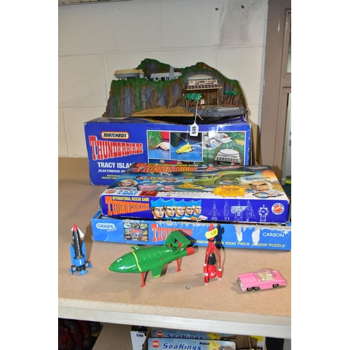 535 - A BOXED MATCHBOX THUNDERBIRDS TRACY ISLAND ELECTRONIC PLAYSET, not tested, playworn condition but ap... 