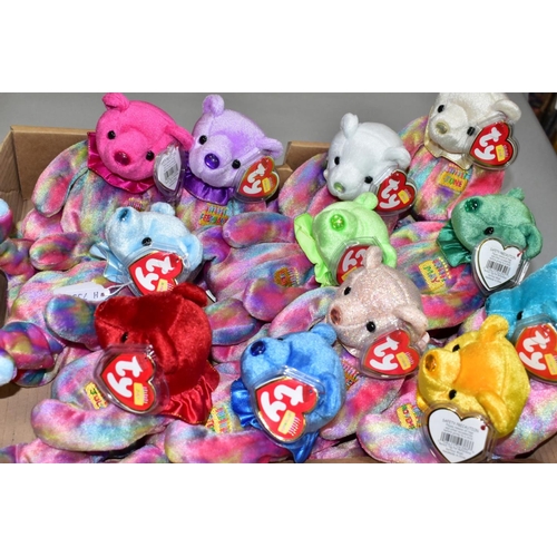 544 - A COLLECTION OF THE TWELVE TY BEANIE BABIES 'THE BIRTHDAY BEANIES COLLECTION' BEARS, all complete wi... 