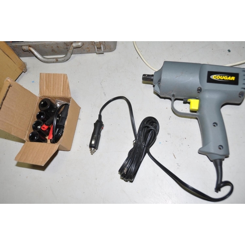 1076 - A HANNING BENCH GRINDER, a Black and Decker 7.2v cordless drill with one battery and charger ( both ... 