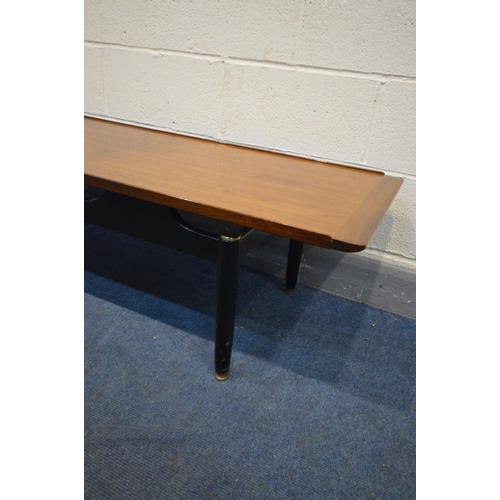 1355 - A G PLAN LIBRENZA AFROMOSIA TEAK COFFEE TABLE, length 137cm x depth 49cm x height 40cm along with a ... 