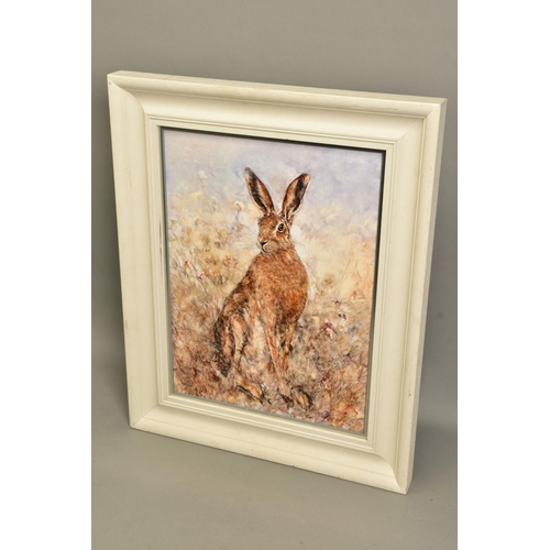 303 - GARY BENFIELD (BRITISH 1965) 'BLITHE SPIRIT), a limited edition print of a hare 98/195, signed botto... 