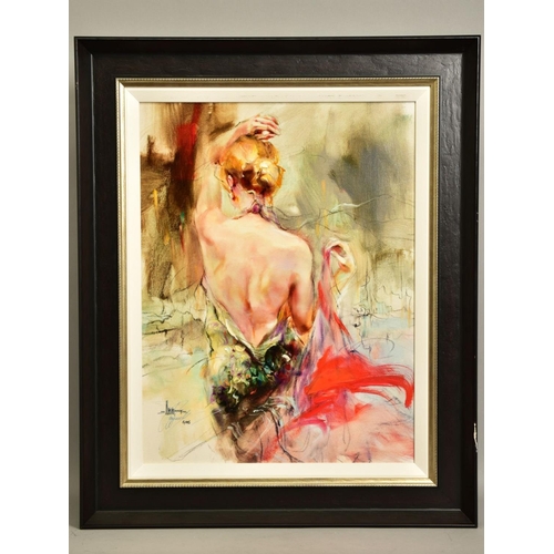 314 - ANNA RAZUMOVSKAYA (RUSSIAN CONTEMPORARY) 'ELEGANT MUSE II', a limited edition print depicting a fema... 