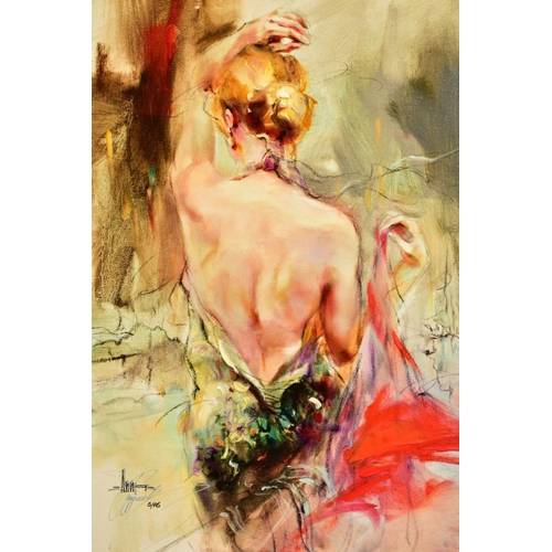 314 - ANNA RAZUMOVSKAYA (RUSSIAN CONTEMPORARY) 'ELEGANT MUSE II', a limited edition print depicting a fema... 