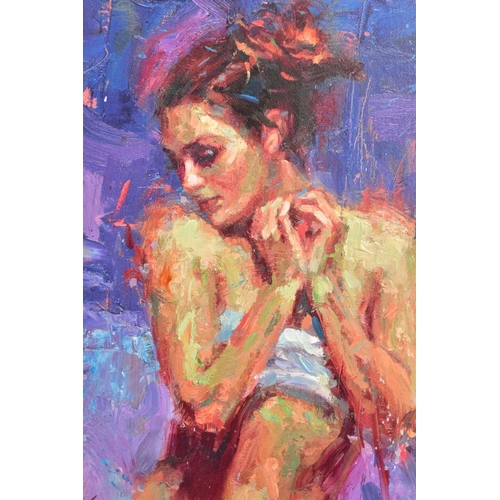 317 - HENRY ASENICO (AMERICAN 1971) 'PRELUDE TO A TREASURE', a limited edition print of a female figure 17... 