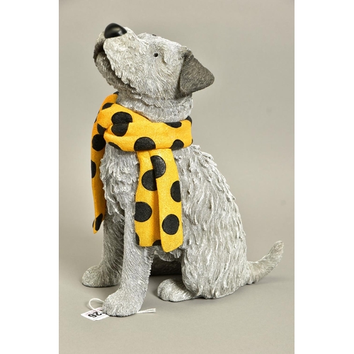 326 - DOUG HYDE (BRITISH 1972) 'SHABBY CHIC' a limited edition sculpture of a dog 71/595, impressed signat... 