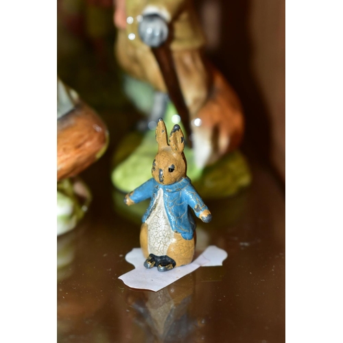 340 - A GROUP OF ROYAL ALBERT, BORDER FINE ARTS AND OTHER BEATRIX POTTER CHARACTER FIGURES, including five... 