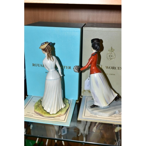 396 - TWO BOXED LIMITED EDITION ROYAL WORCESTER FIGURES, from the Victorian Series, 'Emily' No 227/500 and... 