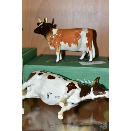 427 - BESWICK AYRSHIRE CATTLE, comprising Bull Ch. Whitehill Mandate No.1454B, Cow Ch. Ickham Bessie No.13... 