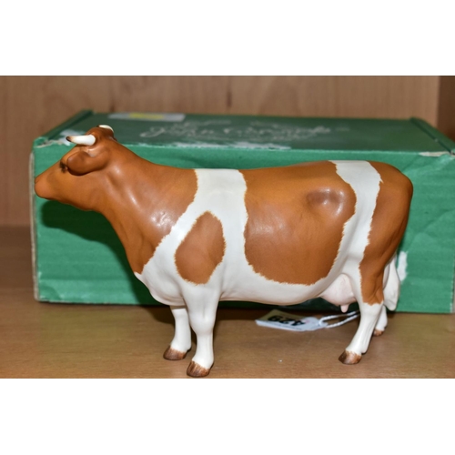 429 - A BESWICK RED FRIESIAN COW, Ch. Claybury Leegwater, No.1362B, matt finish, oval Beswick backstamp, w... 