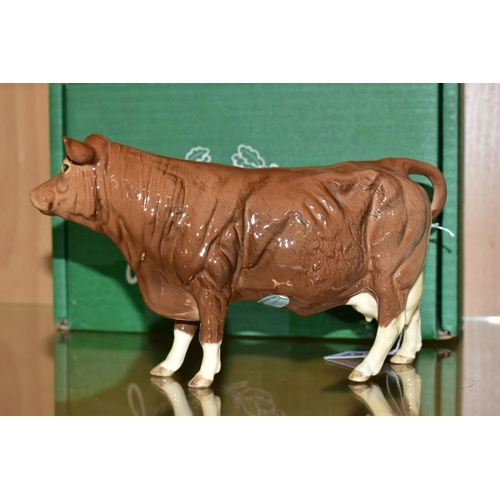 433 - A BOXED BESWICK SPECIAL EDITION LIMOUSIN COW, No.3075B, special colourway produced for The Beswick C... 