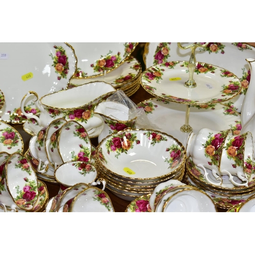 460 - ROYAL ALBERT 'OLD COUNTRY ROSES' DINNER/TEA WARES, NOVELTY TEAPOTS AND TRINKETS, comprising two two ... 