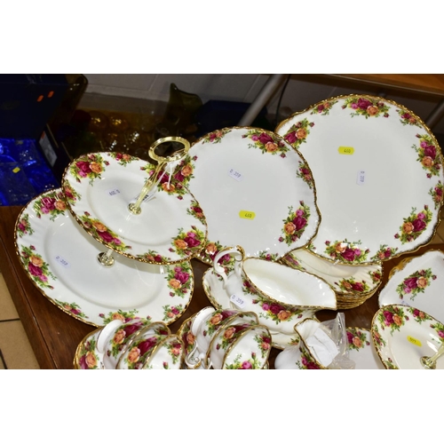 460 - ROYAL ALBERT 'OLD COUNTRY ROSES' DINNER/TEA WARES, NOVELTY TEAPOTS AND TRINKETS, comprising two two ... 