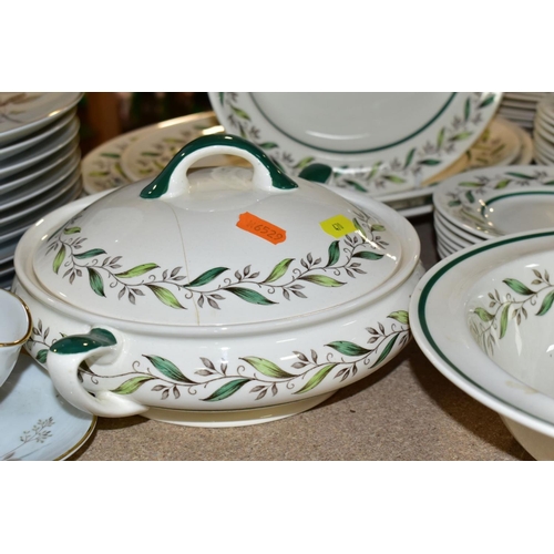 470 - ROYAL DOULTON 'ALMOND WILLOW' PART DINNER SERIVCE, comprising six 26cm plates, twelve 22cm plates (f... 