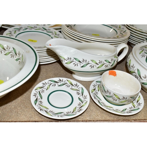 470 - ROYAL DOULTON 'ALMOND WILLOW' PART DINNER SERIVCE, comprising six 26cm plates, twelve 22cm plates (f... 