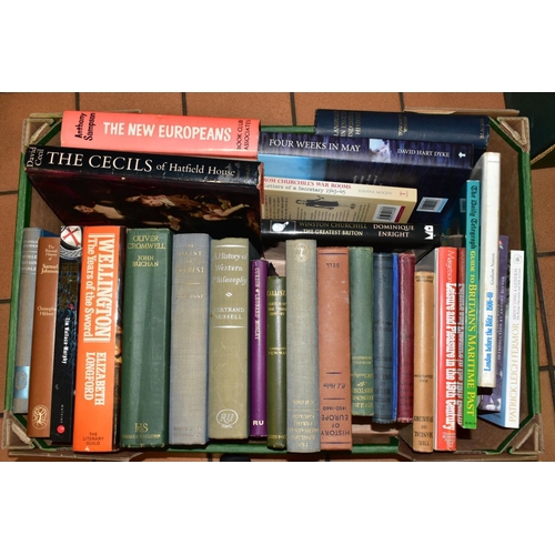 488 - BOOKS, approximately one hundred and seventy five History titles in six boxes consisting of Encyclop... 