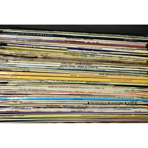 522 - A QUANTITY OF BOOKS, LPS, TABLE LAMPS, PICTURES, COSTUME JEWELLERY, etc, including Blue Peter Annual... 