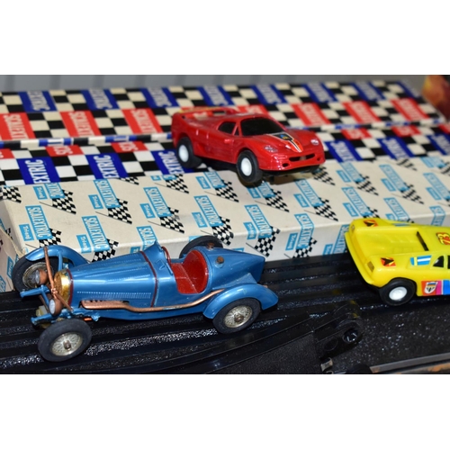 540 - A BOXES SCALEXTRIC MODEL MOTOR RACING SET, No. 31, not complete but with two cars BRM, No. C72  and ... 