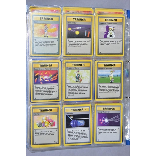 548 - A QUANTITY OF POKEMON CARDS - over four hundred cards of various sets including Base Set, Fossil Set... 