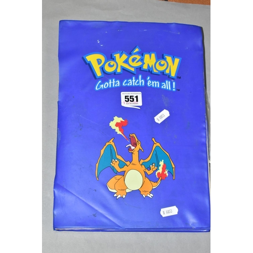 551 - A QUANTITY OF POKEMON CARDS - around three hundred and fifty cards of various sets including Base Se... 