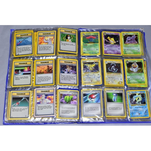 551 - A QUANTITY OF POKEMON CARDS - around three hundred and fifty cards of various sets including Base Se... 