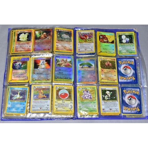 551 - A QUANTITY OF POKEMON CARDS - around three hundred and fifty cards of various sets including Base Se... 