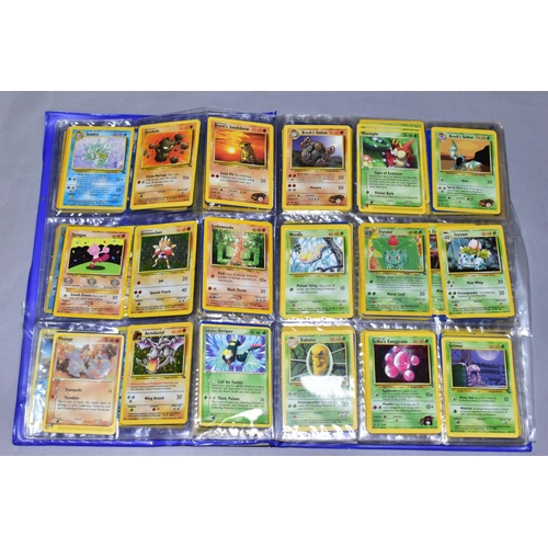 551 - A QUANTITY OF POKEMON CARDS - around three hundred and fifty cards of various sets including Base Se... 