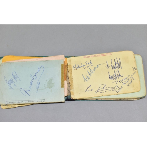 573 - AUTOGRAPHS: an interesting collection of signatures in a personalised autograph book from some of th... 