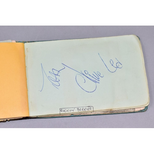 573 - AUTOGRAPHS: an interesting collection of signatures in a personalised autograph book from some of th... 