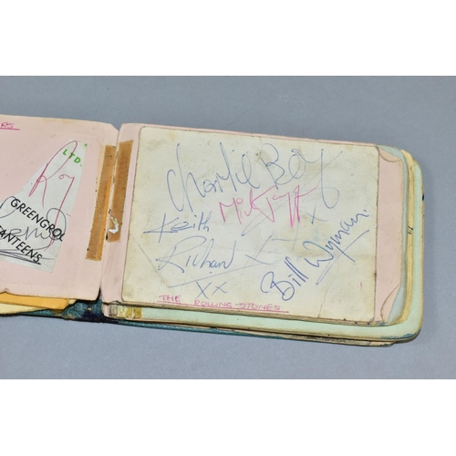 573 - AUTOGRAPHS: an interesting collection of signatures in a personalised autograph book from some of th... 