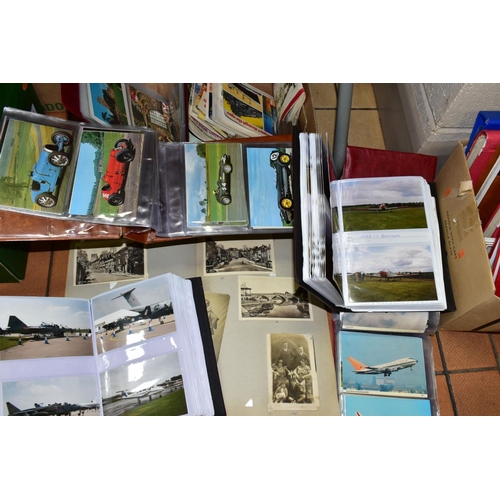 582 - EPHEMERA, a collection of cigarette cards, postcards and photographs in albums and loose, the cigare... 