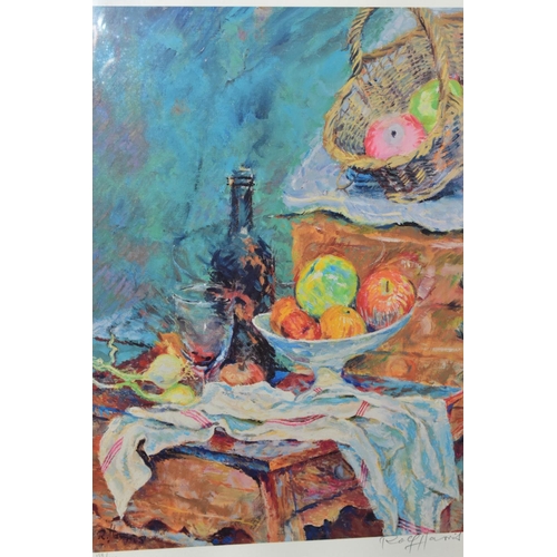 591 - ROLF HARRIS (AUSTRALIAN 1930) 'STILL LIFE - HOMAGE TO CEZANNE' a limited edition print, 158/695 depi... 