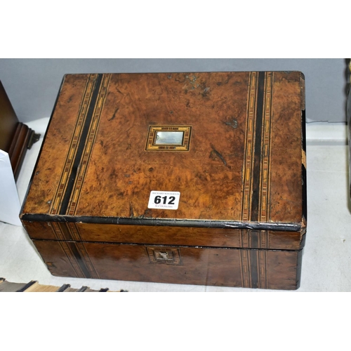 612 - AN EARLY 20TH CENTURY ASPREY TABLE TOP BOOK STAND COMPLETE WITH ASPREY BRANDED BOOKS, of rosewood an... 