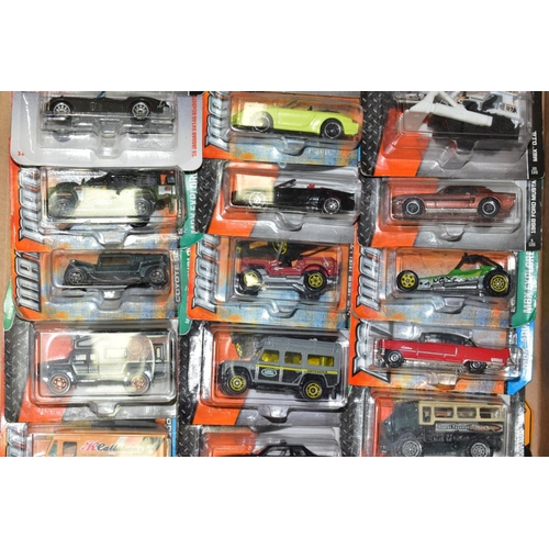 632 - A QUANTITY OF HOT WHEELS AND MATCHBOX DIECAST VEHICLES, all modern issues, majority still sealed in ... 