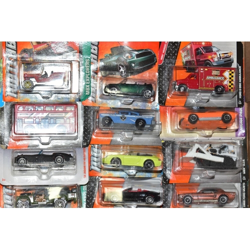 632 - A QUANTITY OF HOT WHEELS AND MATCHBOX DIECAST VEHICLES, all modern issues, majority still sealed in ... 