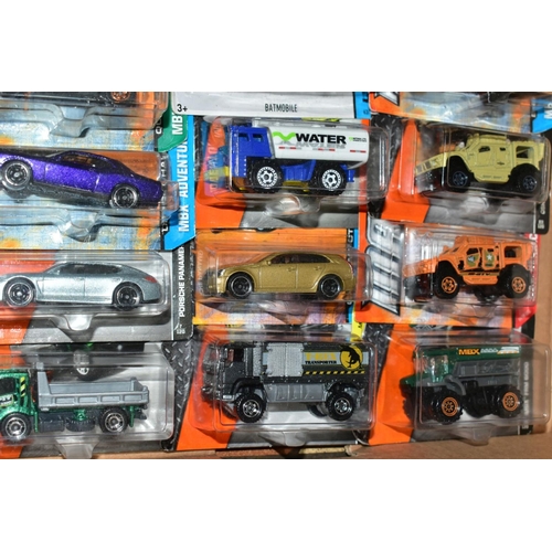 632 - A QUANTITY OF HOT WHEELS AND MATCHBOX DIECAST VEHICLES, all modern issues, majority still sealed in ... 