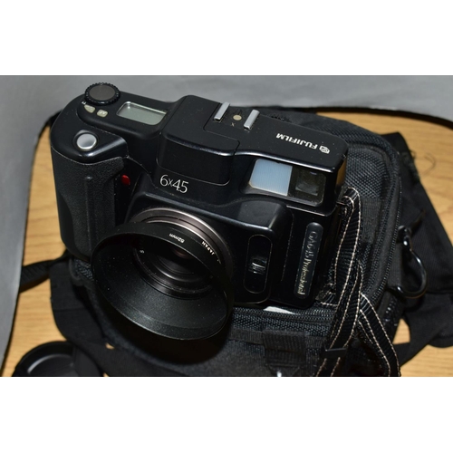 114 - A FUJIFILM GA645 PRO FILM CAMERA in a Kaiser camera bag