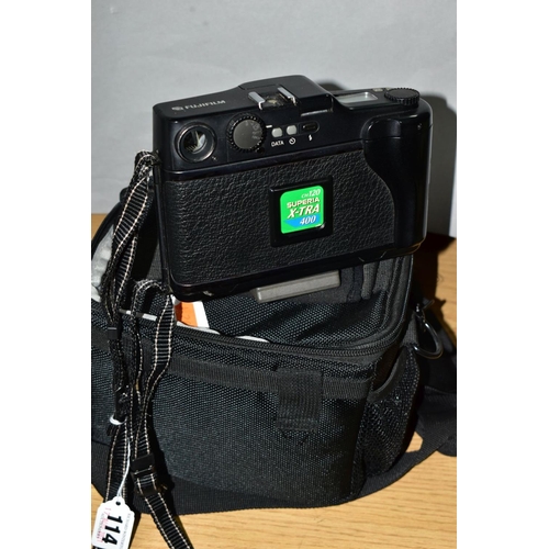 114 - A FUJIFILM GA645 PRO FILM CAMERA in a Kaiser camera bag