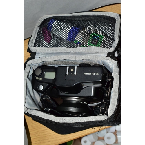 114 - A FUJIFILM GA645 PRO FILM CAMERA in a Kaiser camera bag