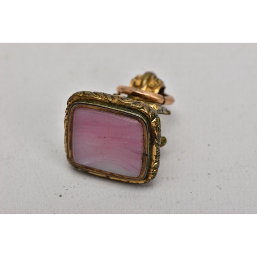 114 - THREE ITEMS OF VICTORIAN JEWELLERY, to include an oval memorial brooch with central double sided swi... 