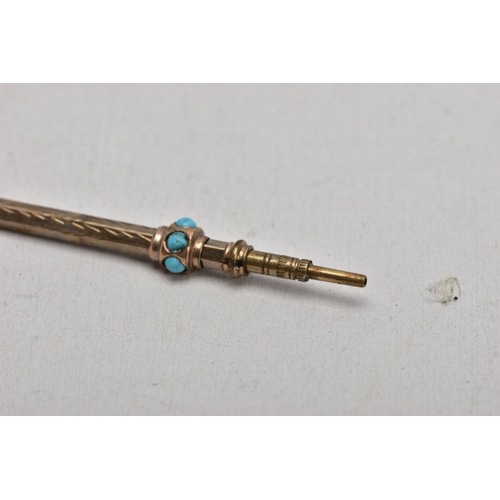 115 - THREE ITEMS, to include a pair of simulated pearl drop earrings, with non pierced screw back fitting... 