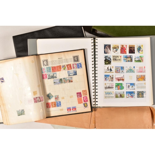 1 - WORLDWIDE STAMP COLLECTION in two stamp albums and two cover albums including GB 1980s First Day Cov... 