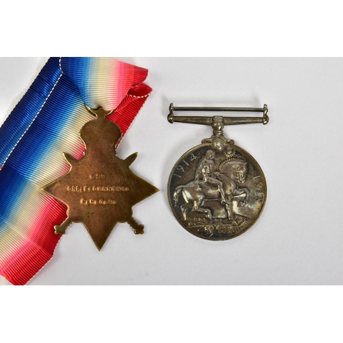 102 - A 1914-15 STAR, together with British War Medal named to 713 Gnr (Gunner) E.Canning. M.M.G.S. (Motor... 