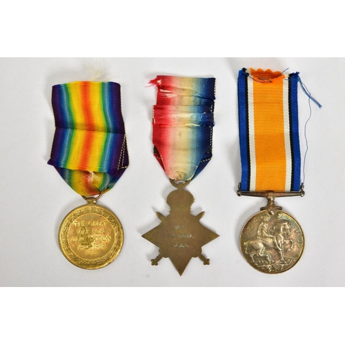 125 - A WWI 1914 STAR AND AUG-NOV BAR, together with British War Medal named to 9260 Pte W Shaw. RAMC *A/C... 